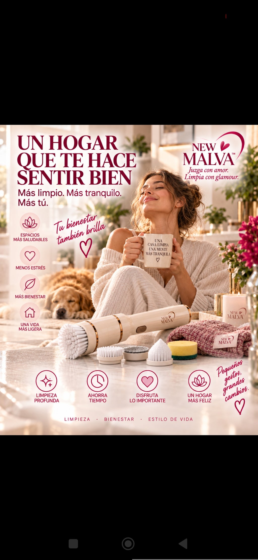 NEW MALVA™ — Cepillo Eléctrico de Limpieza