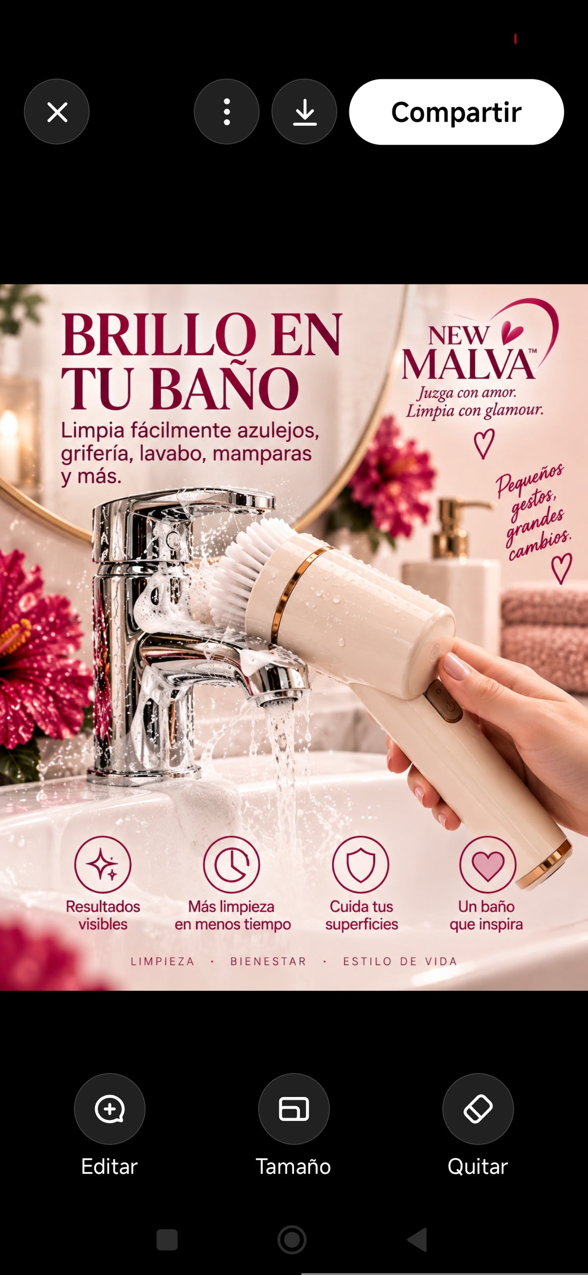 NEW MALVA™ — Cepillo Eléctrico de Limpieza